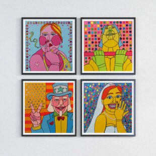 Set of 4 Art Prints