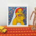 Here comes the bride: JOY, a happy bride with a shiny wedding ring