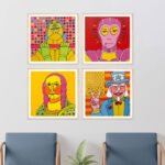 unique wall decor: 4 creative pop art prints | SPECIAL OFFER